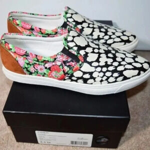 Coach C103 Floral Animal Print Skater Slip On